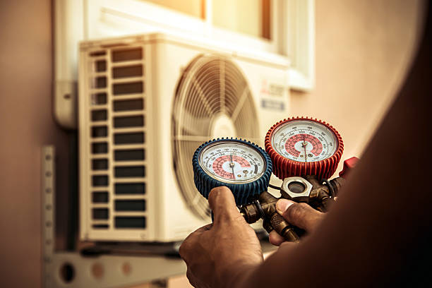 Professional Hvac Installation technician working in Brevard, NC